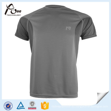 Personalizar reversible en blanco Fitness ropa Dry Fit Plain T-Shirts